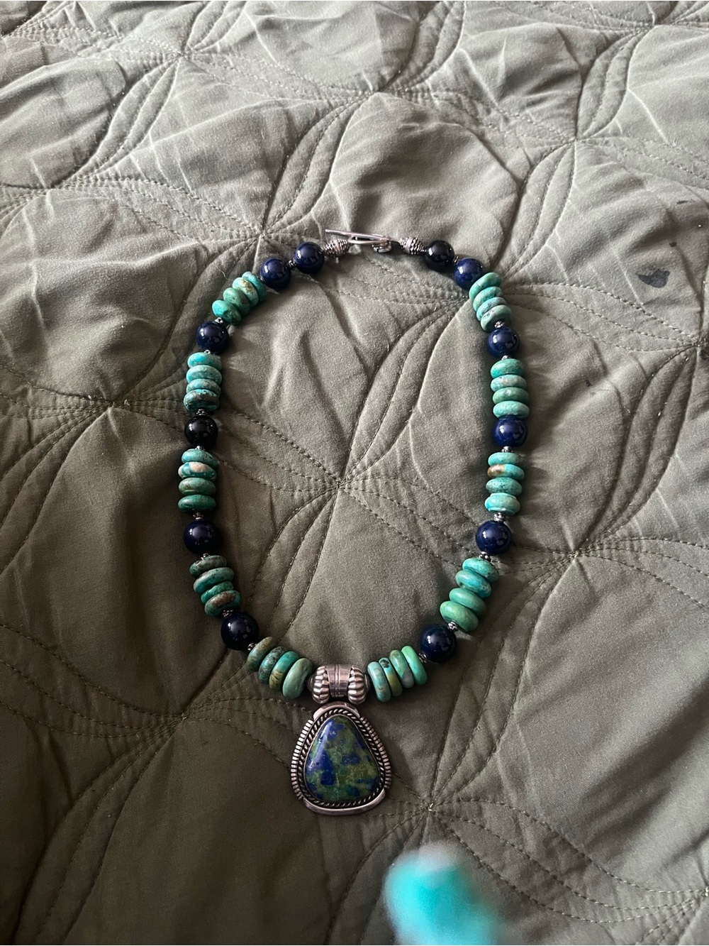 **The Desert Twilight Azurite Necklace**